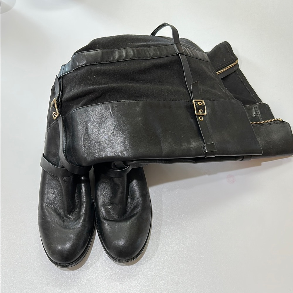 Cole Haan Black Heeled Boots